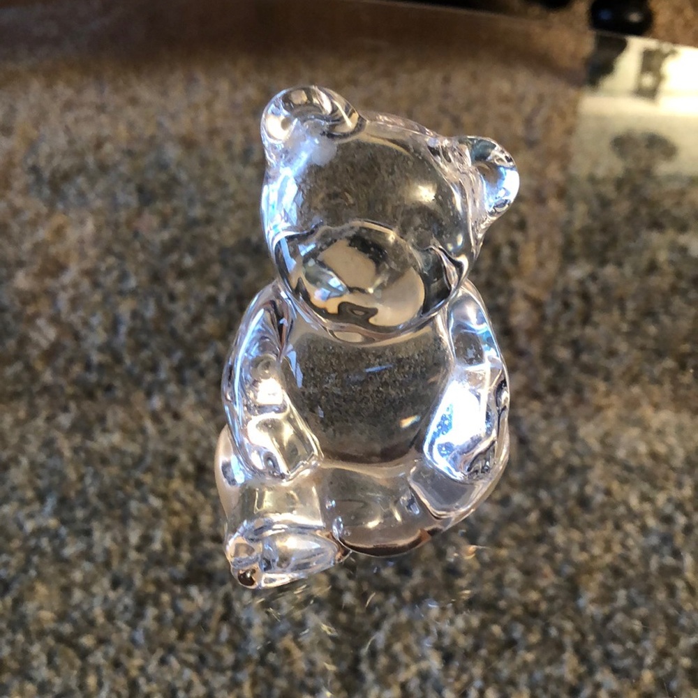 Princess House Crystal Bear Figurine